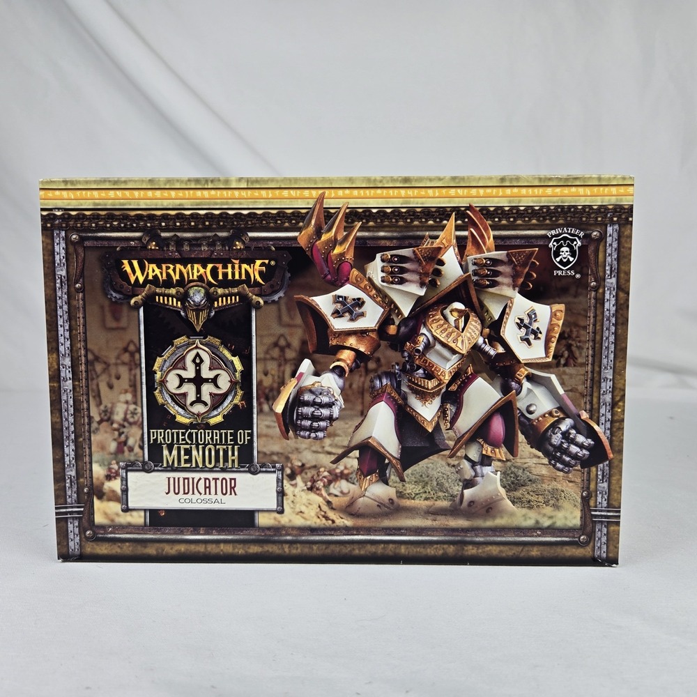 New In Box - Warmachine Hordes Protectorate of Menoth Judicator Colossal